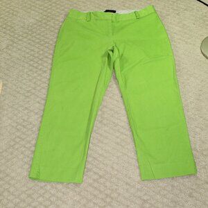 Talbots Lime Green Cropped Pants